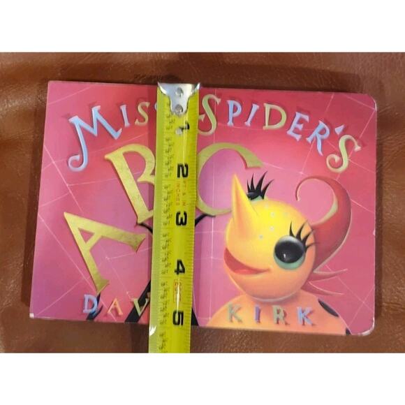 2000 Miss Spider's ABC David Kirk 7 Inch X 5 Inch Boardbook Scholastic Press - Picture 15 of 15